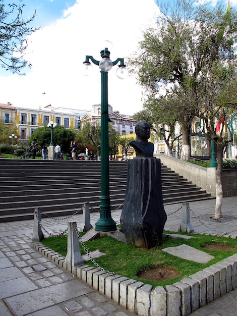 Murillo Square in La Paz Bolivia