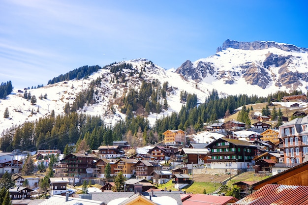 Murren, regione della jungfrau, svizzera.