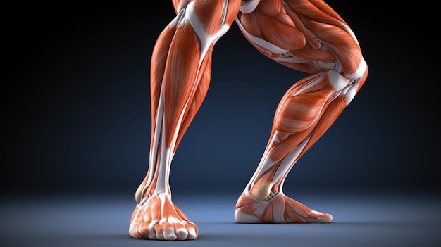 Фото Мышцы человека, которые помечены как мышцы тела