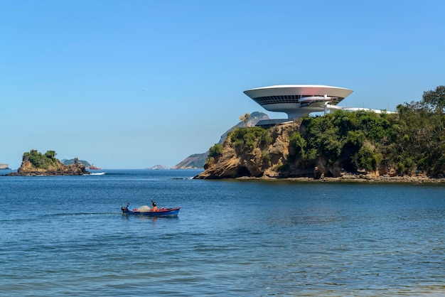 Museum voor Hedendaagse Kunst Niteroi Rio de Janeiro Brazilië op 1 september 2022