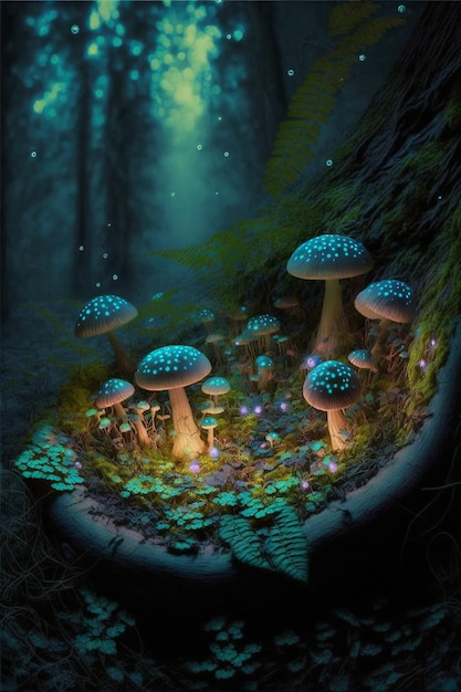 Mushroom Fairy Forrest