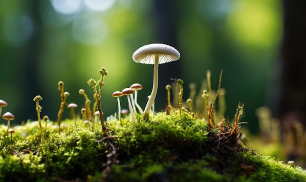 Mushroom in the forest