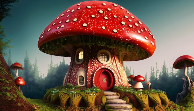 mushroom house design