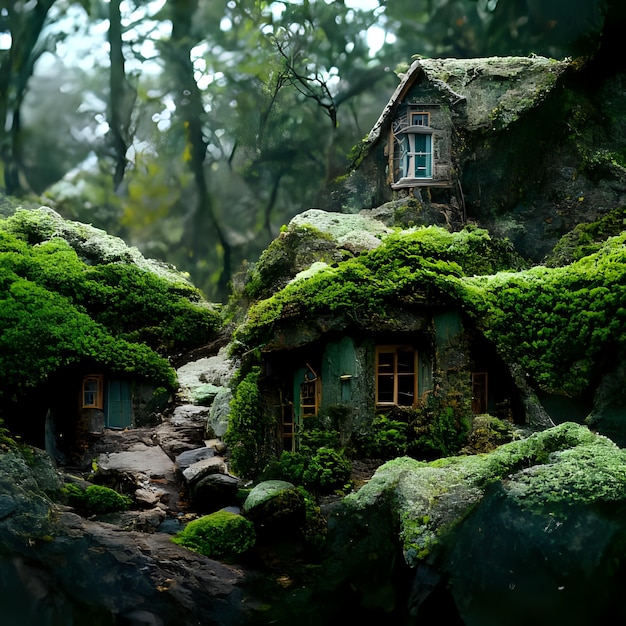 Mushroom House green