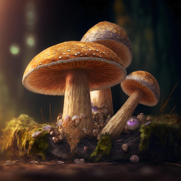 mushroom illustration