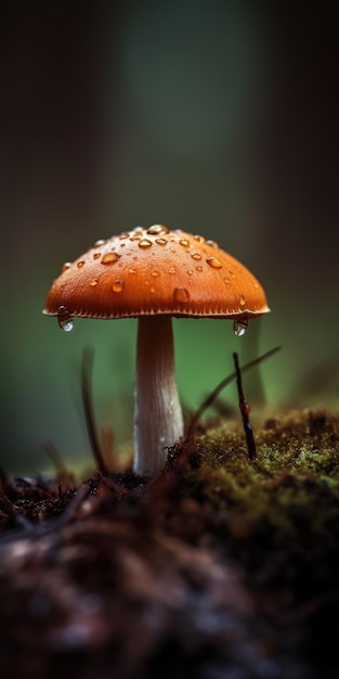 Mushroom Macro Photography with Minimalistic Depth of Field