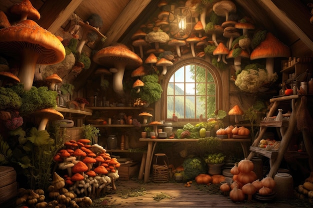 Mushroom Magic A Cozy and Earthy Home Interior Design