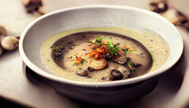 Mushroom soup