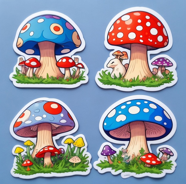 Mushroom Stickers