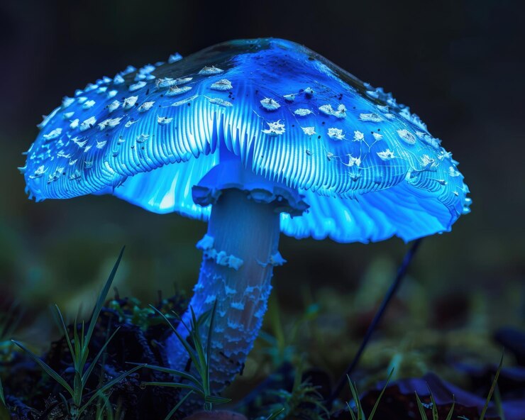 A mushroom that glows in the dark