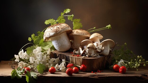 Photo mushroom vegetable photo