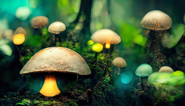 Mushroom Wallpaper Fantasy Wallpaper food