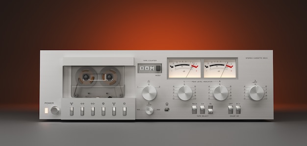 Music audio stereo equipment, cassette deck