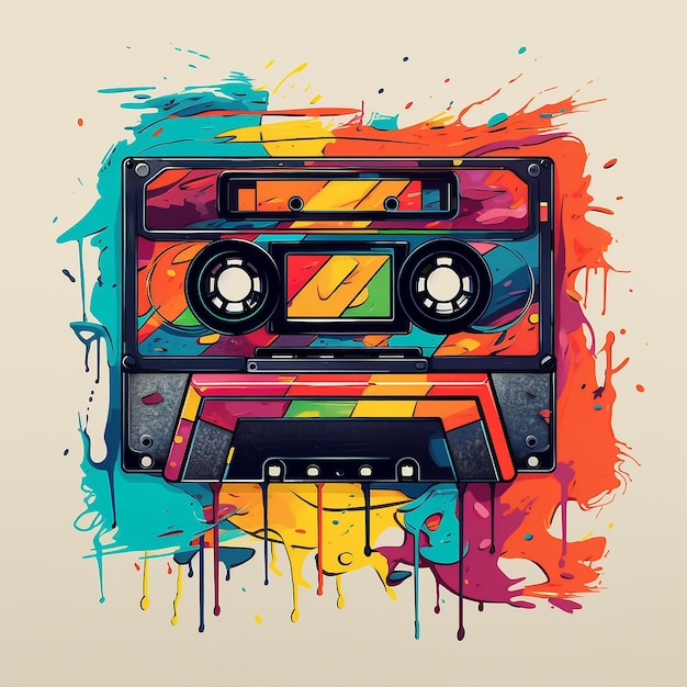 Photo music cassette