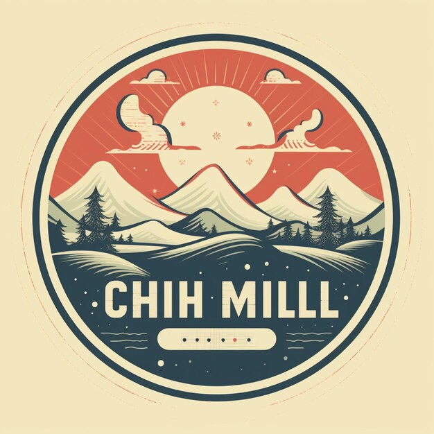 Foto logo music chill colore vintage