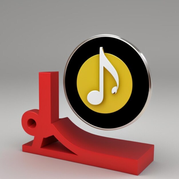 Photo music icon design