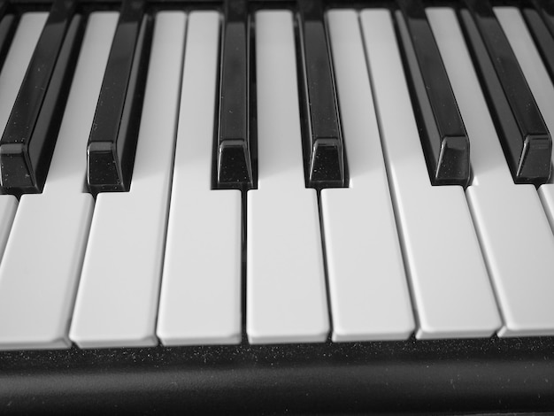 Music keyboard keys