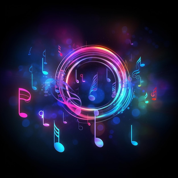 Photo music note illustration