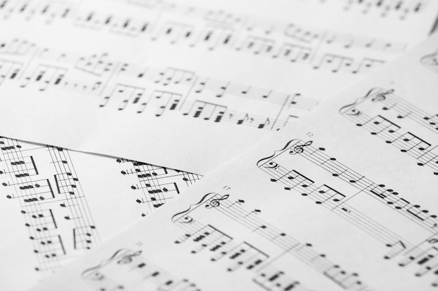 music notes background