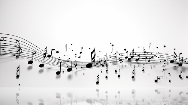 music notes background