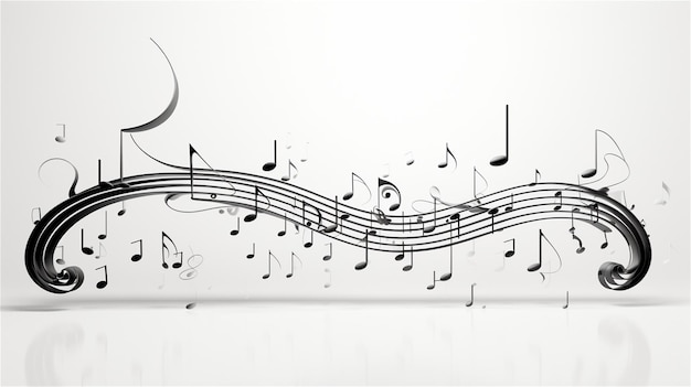 music notes background