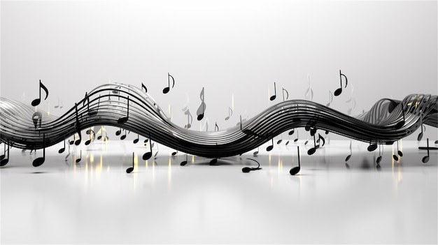 music notes background