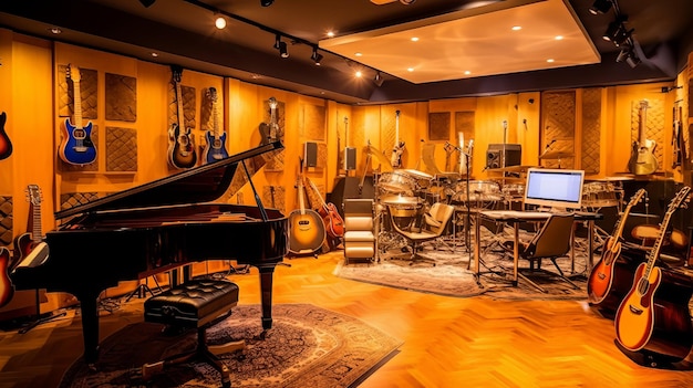 Music Studio A Haven of Musical Instruments