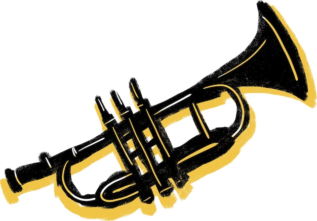 Photo music trumpet instrument illustration