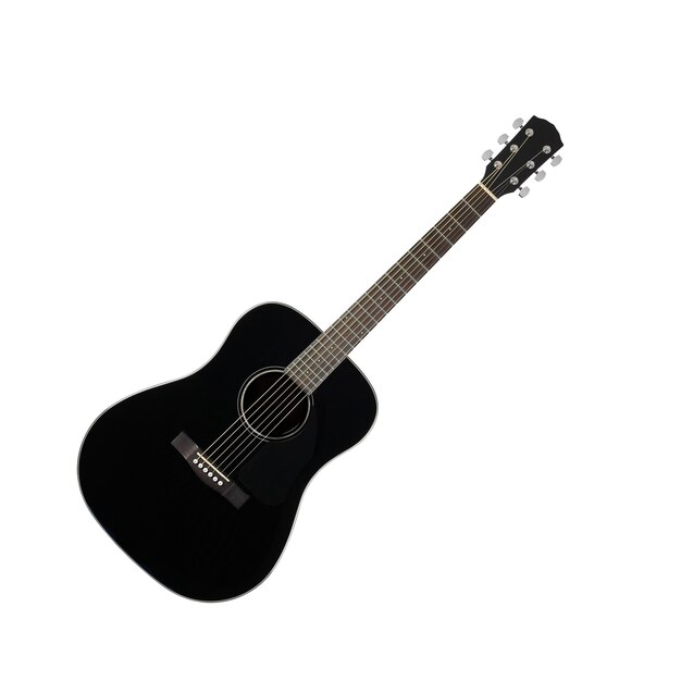 Musical instrument Black acoustic guitar