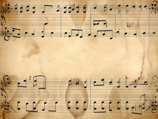 Musical Notes Achtergrond