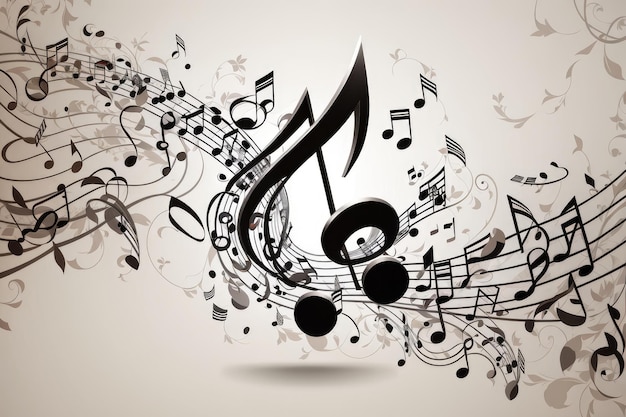 musical notes background