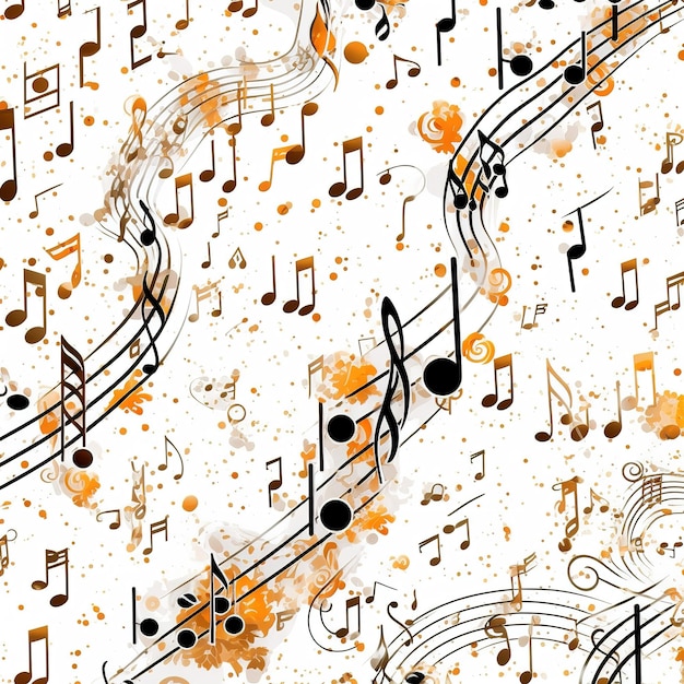 musical notes background