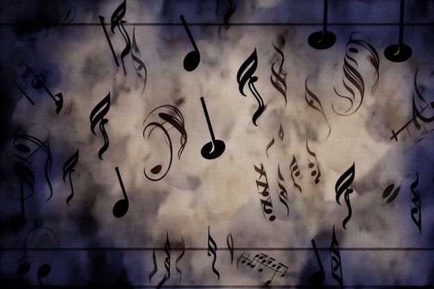 musical notes background