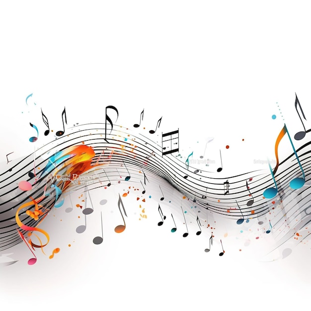 musical notes background