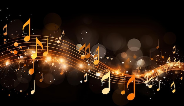 musical notes background