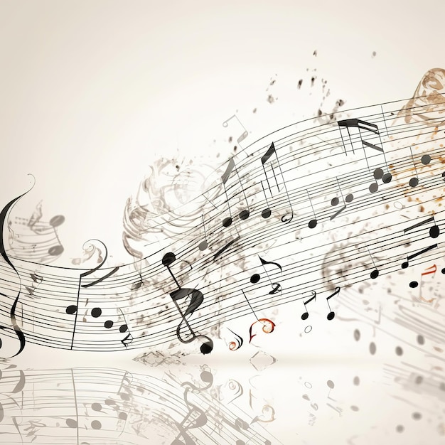 musical notes background