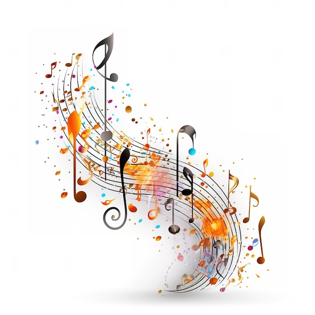 musical notes background