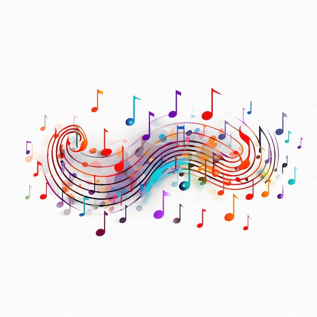 musical notes color