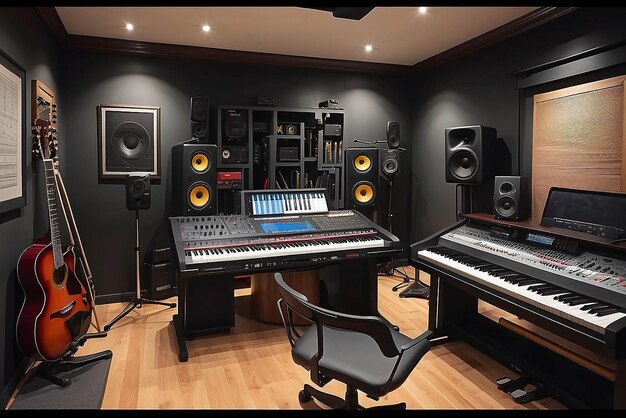 Musical Theme Home Studio