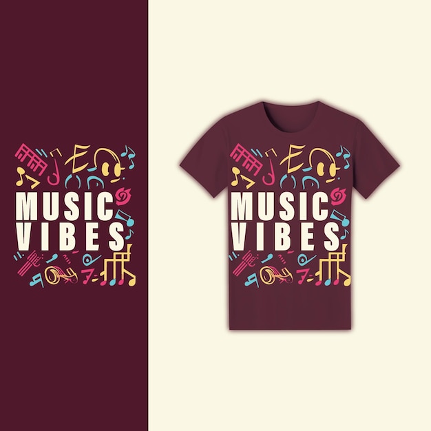 Photo musical tshirt design