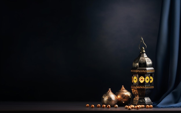 the muslim feast of the holy month of ramadan kareem beautiful background