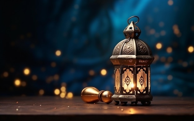 The Muslim feast of the holy month of Ramadan Kareem Beautiful background