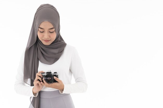 Muslim girl Camera