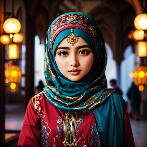 Muslim girl very beautiful
