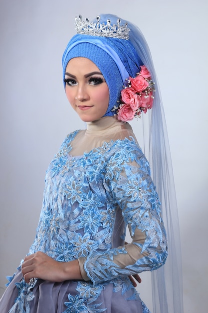 Muslim make up and fashion wedding