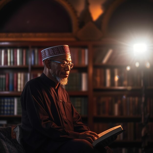 Photo muslim man praying