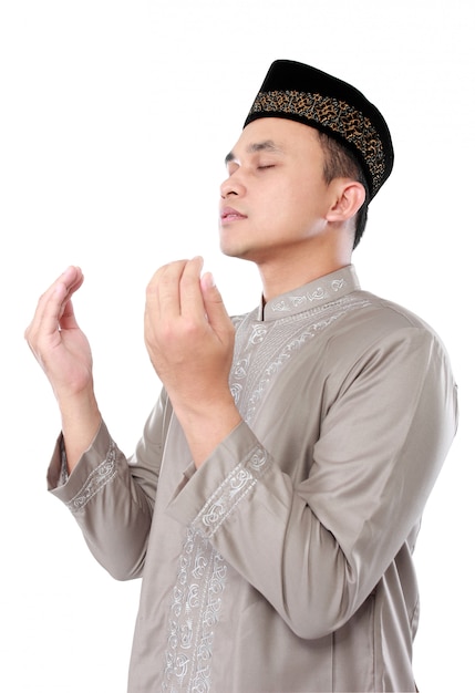 Muslim man praying