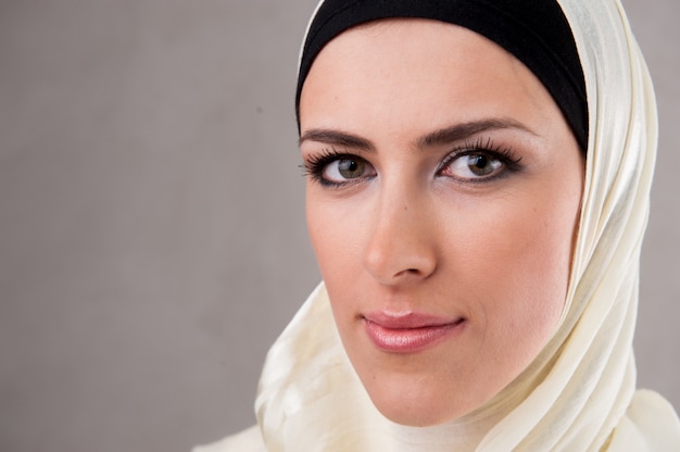 イスラム教徒の女性の肖像画