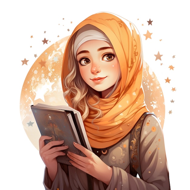 Muslimah Girl Illustrated