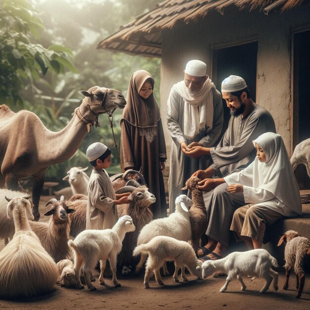 이슬람교 Eid-ul-Adha 이슬람 Ai 이미지